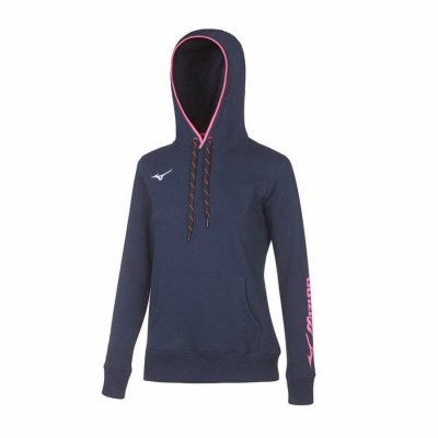Sudaderas Con Capucha Mizuno Wom Sweat Mujer - Azul Marino - Chile M865UMRYJK